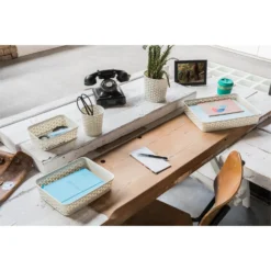 Curver My Style Small Rectangular Plastic Storage Basket - Vintage White - 4L 9 Curver My Style Small Rectangular Plastic Storage Basket - Vintage White - 4L -Furniture Series 12809474 1744833220352049