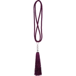 None Talia Mulberry Curtain Tieback