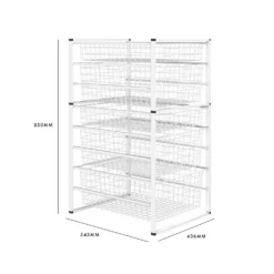 5 Wire Baskets Storage Tower 9 5 Wire Baskets Storage Tower -Furniture Series 12812738 2144946440277985
