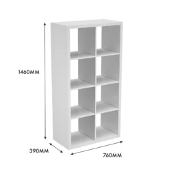 Clever Cube 4x2 Storage Unit - White -Furniture Series 12813309 4585014368217440