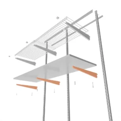 None Double Slot Bracket - White -170mm -Furniture Series 12815730 2585034583442745