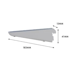 None Double Slot Bracket - White -170mm -Furniture Series 12815730 6225034583493859