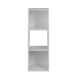 Compact Cube 3x1 Storage Unit - White -Furniture Series 12815992 1184929106715094