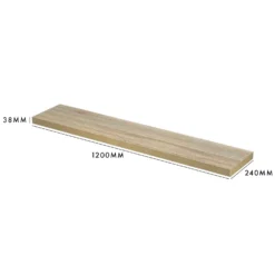 Floating Shelf - Sanoma Oak - 1200 X 240 X 38mm -Furniture Series 12817803 2214964085530238