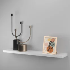 Floating Shelf - White Gloss - 1200 X 240 X 38mm -Furniture Series 12817808 8154876425313290