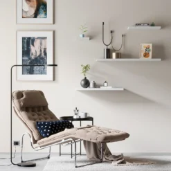 Floating Shelf - White Matt - 235 X 235 X 38mm -Furniture Series 12822017 3204887838670262