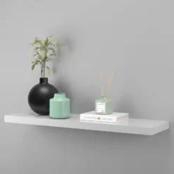 Floating Shelf - White Gloss - 900 X 240 X 38mm 8 Floating Shelf - White Gloss - 900 X 240 X 38mm -Furniture Series 12822047 2074876424925738