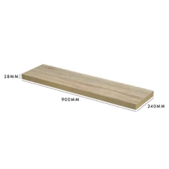 Floating Shelf - Sanoma Oak - 900 X 240 X 38mm -Furniture Series 12822050 1494964085563400