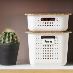 Smartstore 10L Wardrobe Basket - White -Furniture Series 12826429 4894833174116580