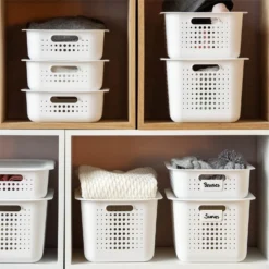 Smartstore 6L Wardrobe Basket - White -Furniture Series 12826433 1524833172581702