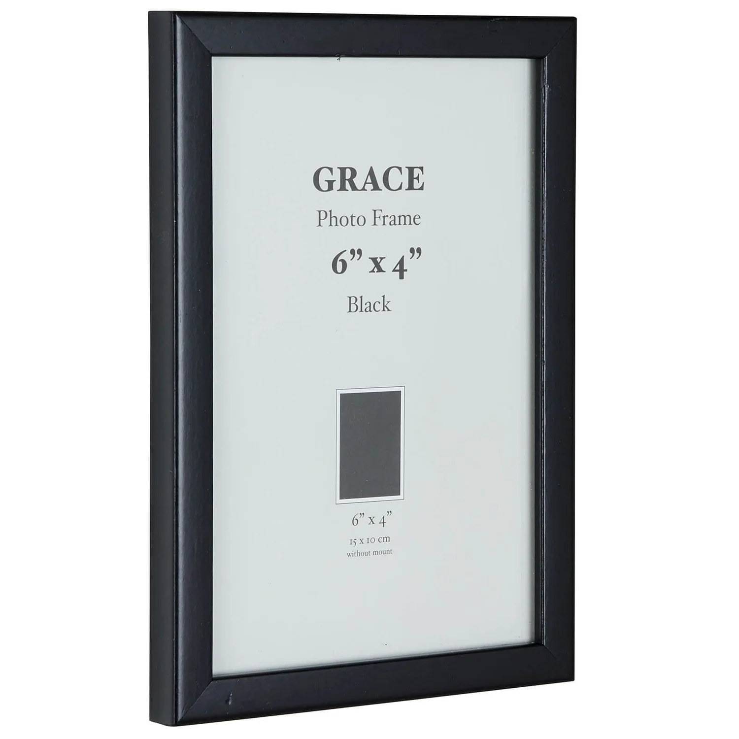 Grace Picture Frame 6 X 4 - Black 1 Grace Picture Frame 6 X 4 - Black