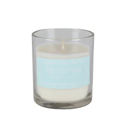 Soft Cotton Glass Candle