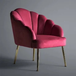 Sophia Scallop Occasional Chair - Cerise -Furniture Series 12834754 1684833175761318