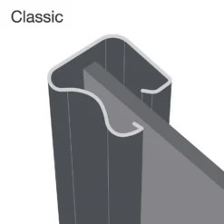 Classic 4 Door Sliding Wardrobe Kit Dove Grey Panel (W)2370 X (H)2260mm -Furniture Series 12835648 1584988190256014