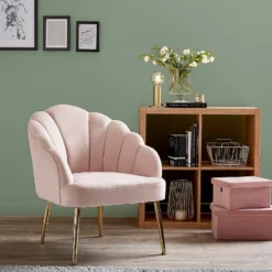 Sophia Scallop Occasional Chair - Blush -Furniture Series 12836665 1264875399597729