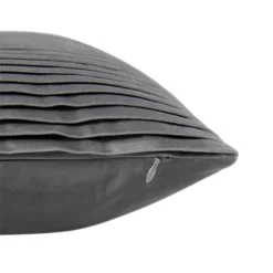 None Folded Velvet Cushion - Grey -Furniture Series 12836764 1194832979272268