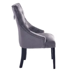 Annabelle Velvet Dining Chairs - Set Of 2 - Grey 12 Annabelle Velvet Dining Chairs - Set Of 2 - Grey -Furniture Series 12838750 1234904215157610