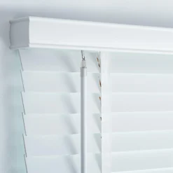 50mm Wood Venetian Blind - White - 170x160cm -Furniture Series 12838996 8834833173152593