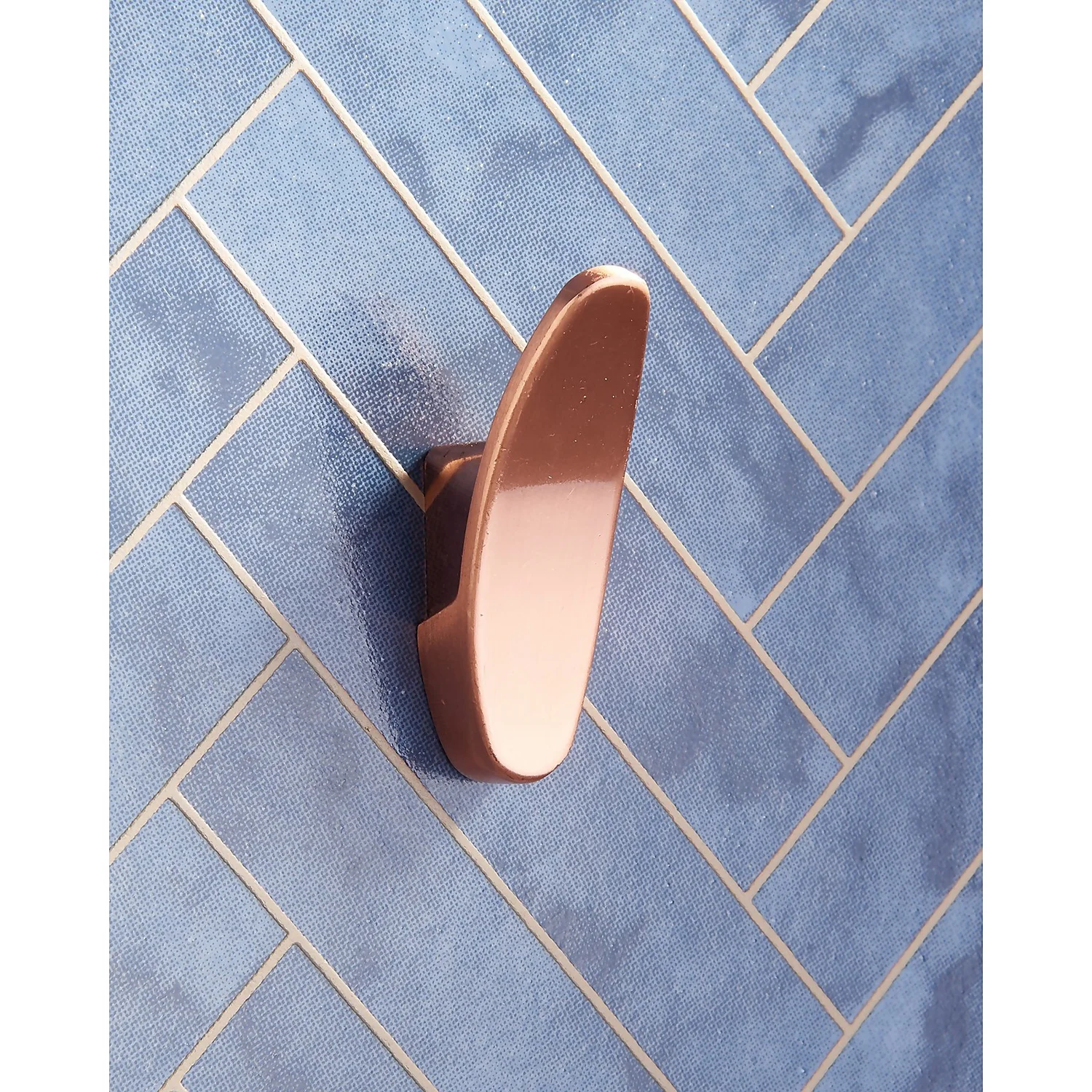 Round Switch Hook - Brushed Copper 2 Round Switch Hook - Brushed Copper - Image 2