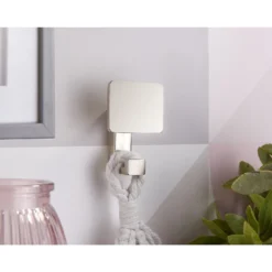 Square Back Hook - Satin Nickel -Furniture Series 12839158 1994995166104090