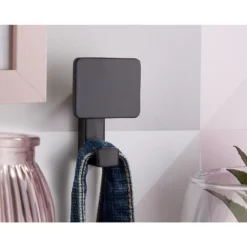 Square Back Hook - Matt Black -Furniture Series 12839165 1504995166115031