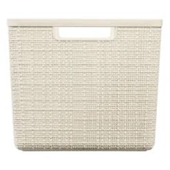 Curver Jute Large Basket - 20L - Off White 7 Curver Jute Large Basket - 20L - Off White -Furniture Series 12840437 4744833167190855