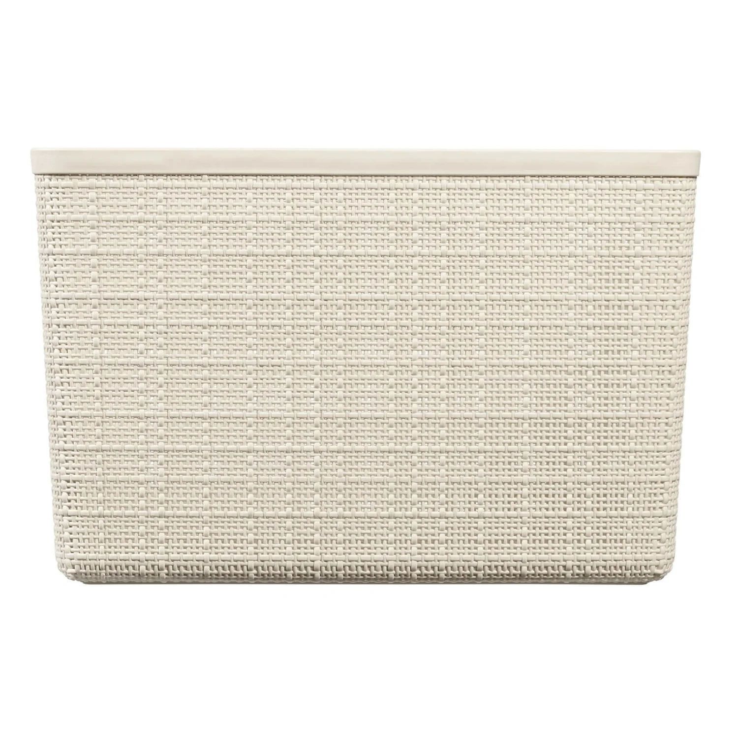 Curver Jute Large Basket - 20L - Off White 2 Curver Jute Large Basket - 20L - Off White - Image 2