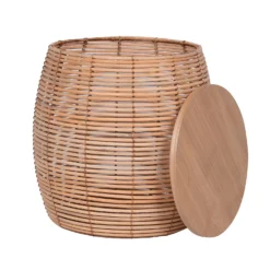 Rey Rattan Storage Side Table -Furniture Series 12876027 1784927512248736