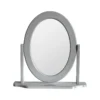 Oval Dressing Table Mirror - Grey