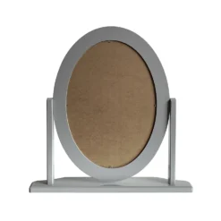 Oval Dressing Table Mirror - Grey -Furniture Series 12879286 3574863710536602