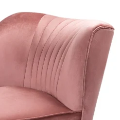 Lara Luxury Velvet Chaise Longue - Rose -Furniture Series 12882857 1504949009867520