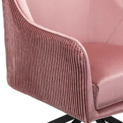 Pia Pleat Swivel Chair - Rose -Furniture Series 12882869 1324887373410543