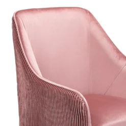 Pia Pleat Swivel Chair - Rose -Furniture Series 12882869 2114887373381713