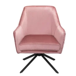 Pia Pleat Swivel Chair - Rose -Furniture Series 12882869 9754887373328589