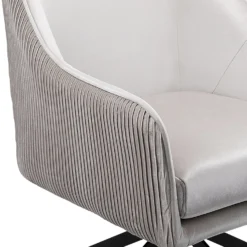 Pia Pleat Swivel Chair - Silver -Furniture Series 12882871 1104887373158504