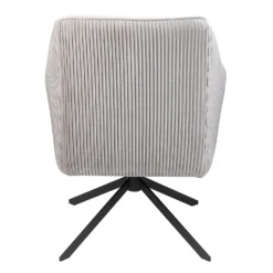 Pia Pleat Swivel Chair - Silver -Furniture Series 12882871 1854887373095483