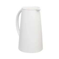 Ceramic Jug With Embossed Heart - White -Furniture Series 12886083 1444843705804494