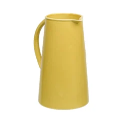Ceramic Jug With Embossed Heart - Ochre -Furniture Series 12886085 1384843705861632