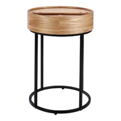 House Beautiful Halo Wood Side Table -Furniture Series 12886093 1984862228046201