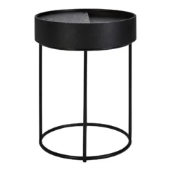 House Beautiful Halo Black Ash Side Table -Furniture Series 12886103 8714862228013279