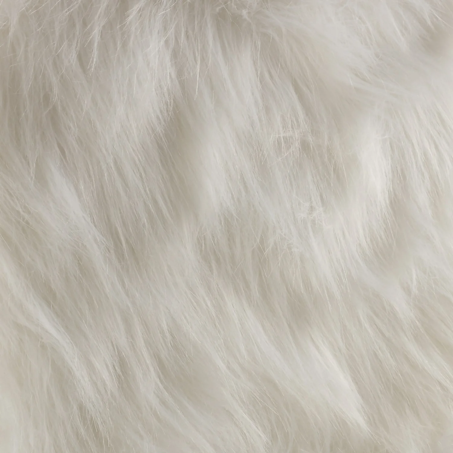 Mary Furry Stool - White 4 Mary Furry Stool - White - Image 4