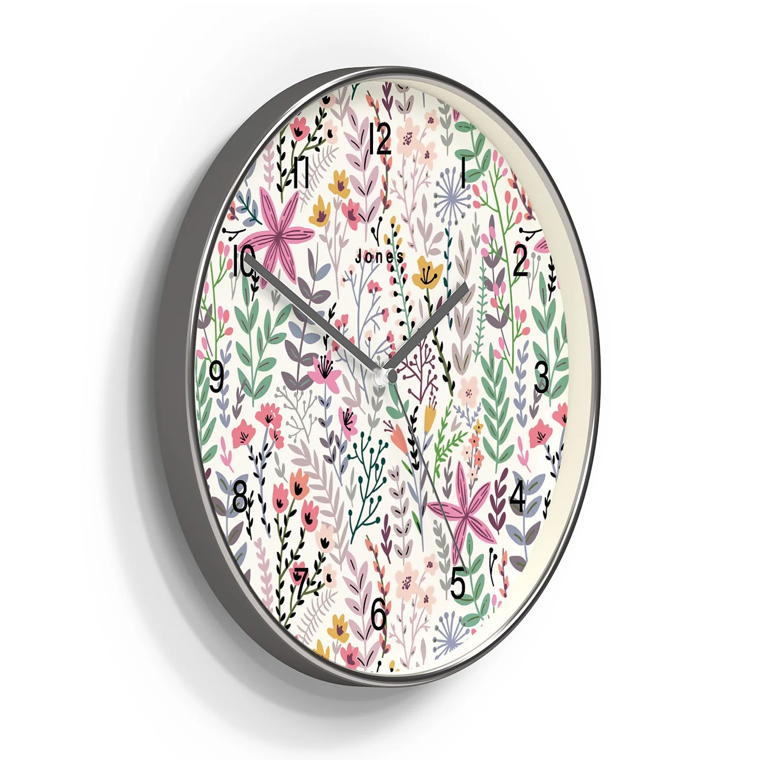 None Jones Crystal Wall Clock - Floral 2 None Jones Crystal Wall Clock - Floral - Image 2