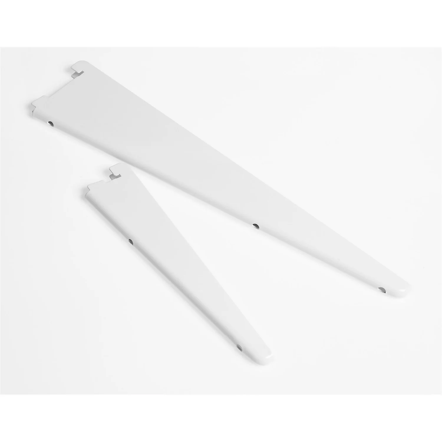 Anti-bacterial Twin Slot Shelving Kit - 1219mm White Twinslot And 120mm Brackets - White 2 Anti-bacterial Twin Slot Shelving Kit - 1219mm White Twinslot And 120mm Brackets - White - Image 2