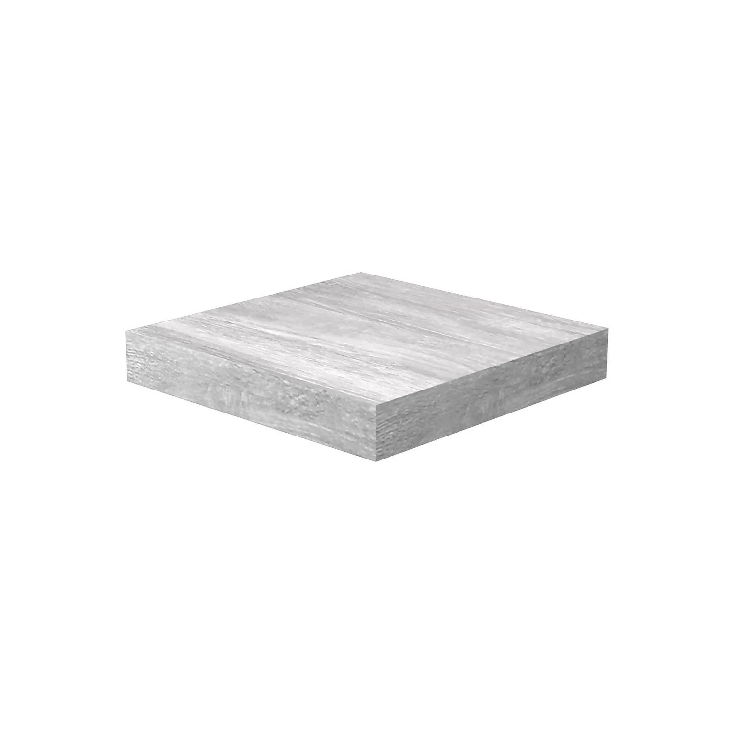 Flexi Storage Decorative Shelving Floating Shelf Grey Oak 250x38x250mm 1 Flexi Storage Decorative Shelving Floating Shelf Grey Oak 250x38x250mm