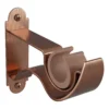 Push Fit Curtain Bracket -Antique Copper