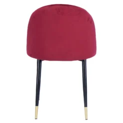 Illona Velvet Dining Chairs - Set Of 2 - Berry -Furniture Series 12906334 1534862758316802