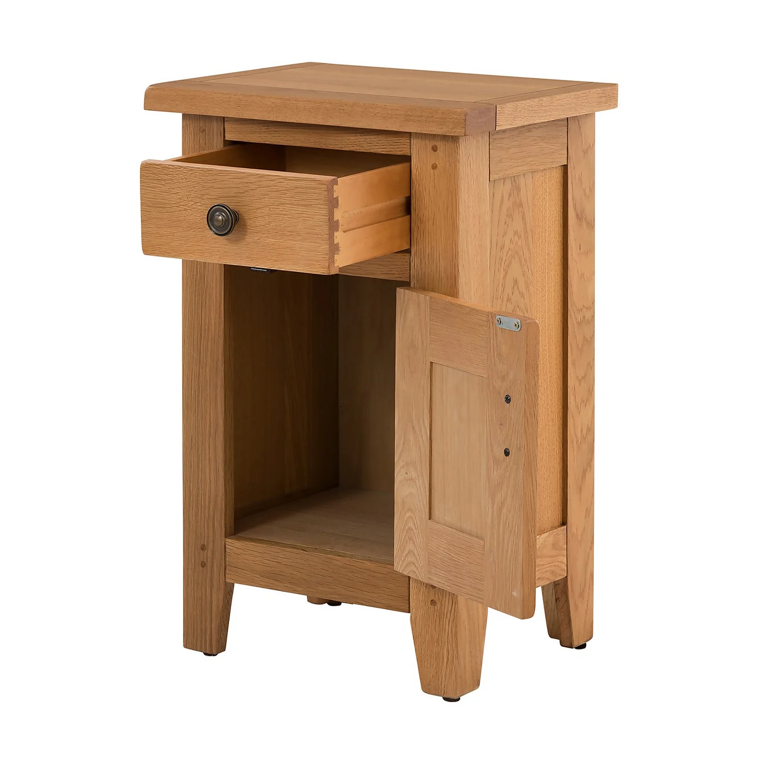 Hocombe Tall Side Table - Oak 3 Hocombe Tall Side Table - Oak - Image 3