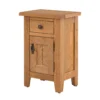 Hocombe Tall Side Table - Oak
