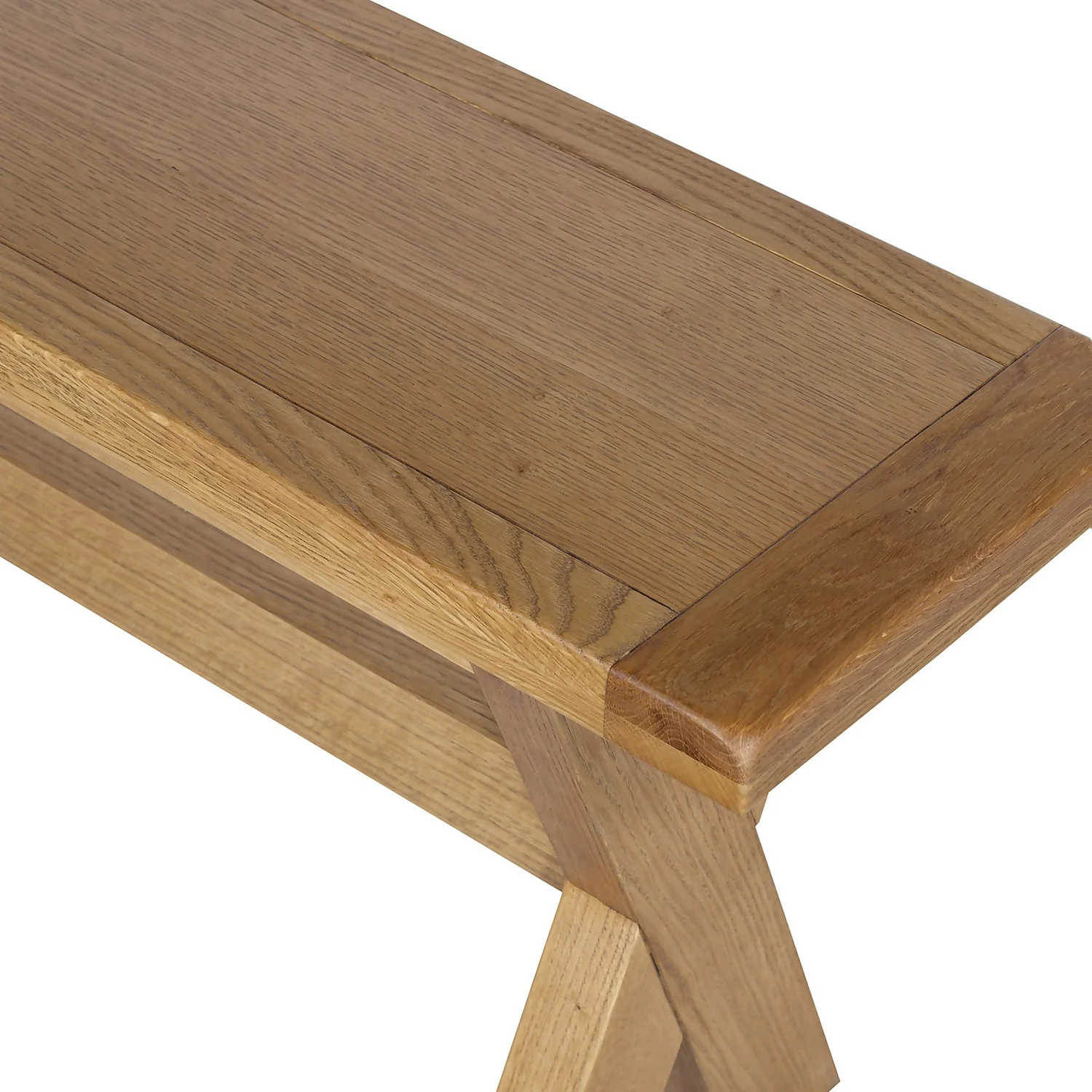 Hocombe Dining Bench - Oak 5 Hocombe Dining Bench - Oak - Image 5