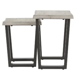 Dalston Grey Ash Nest Of Tables -Furniture Series 12915451 1444885834777416